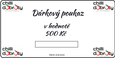 Dárkový poukaz 500