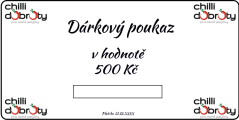 Dárkový poukaz 500